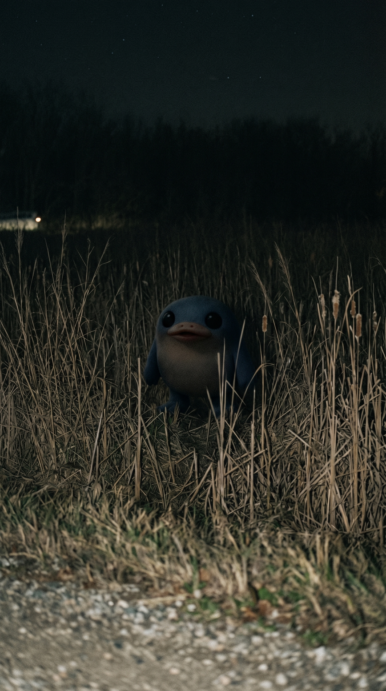 Nighttime field photograph attributed to Bombo Latcho
